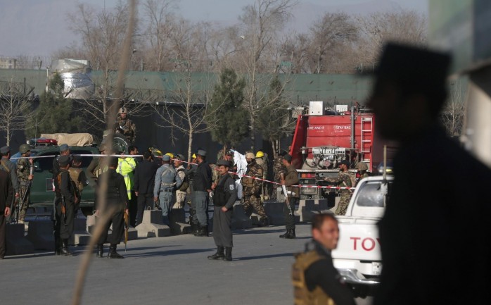 انفجار يهز وسط العاصمة الأفغانية كابول، خلال ساعة الذروة صباح الثلاثاء في هجوم استهدف مكاتب مجمع أمني.