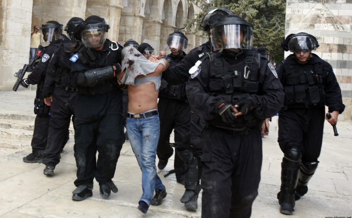 جانب من الاعتقالات في مدينة القدس المحتلة