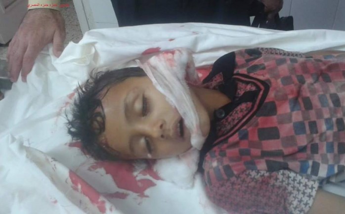قضى الطفل مجدي أمجد المصري في بلدة بيت حانون شمال قطاع غزة نتيجة سقوط باب حديدي عليه.