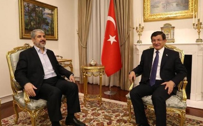التقى رئيس الوزراء التركي أحمد داود أوغلو في العاصمة القطرية الدوحة رئيس المكتب السياسي لحركة حماس خالد مشعل.

واستمر اللقاء الذي جرى مغلقا بين داود أوغ