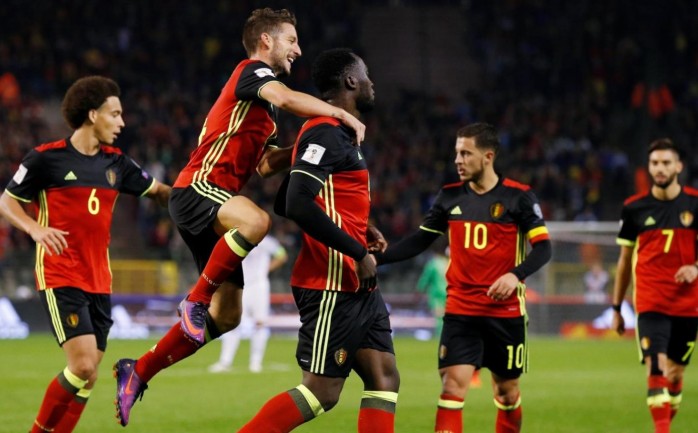 حصد المنتخب البلجيكي العلامة الكاملة في مشوار التصفيات الأوروبية المؤهلة لكأس العالم 2018 بروسيا, بعدما أكرم ضيافة نظيره الإستوني بنتيجة 8-1, ضمن المجموعة الثامنة.

سجل أهداف بلجيكا درايس م