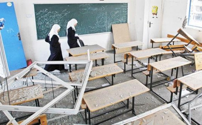 تقرير صادر عن الأمم المتحدة يؤكد أن نحو نصف مدارسها في الشرق الأوسط تعرض لهجوم أو لحق بها ضرر أو باتت غير صالحة للعمل.