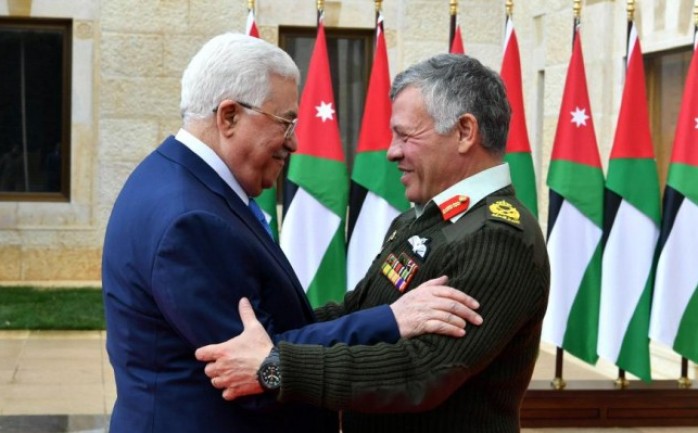 الرئيس محمود عباس والعاهل الأردني