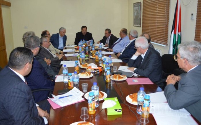 اجتماع من اجتماع سابق لمجلس التعليم العالي في رام الله