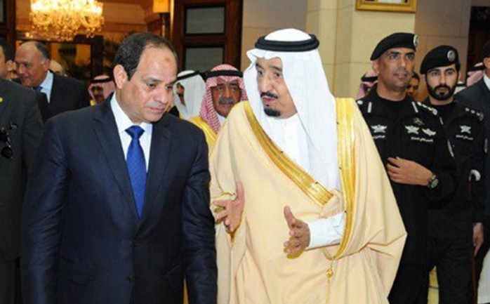 الملك السعودي سلمان بن عبدالعزيز والرئيس المصري عبدالفتاح السيسي (أرشيف)