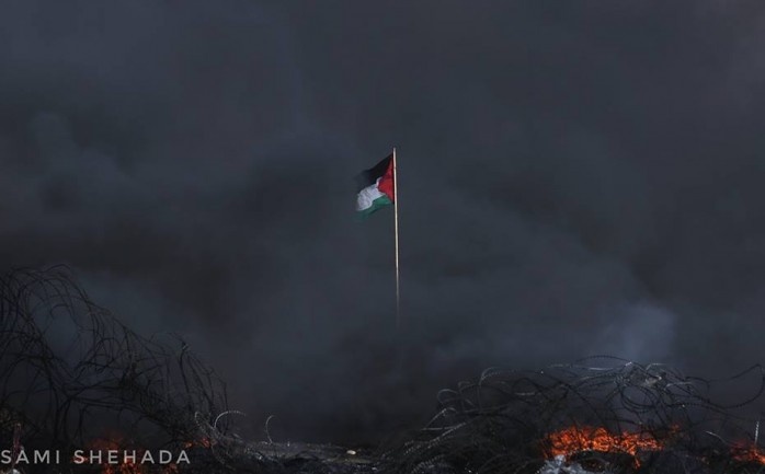 مواجهات غزة تصوير سامي شحادة