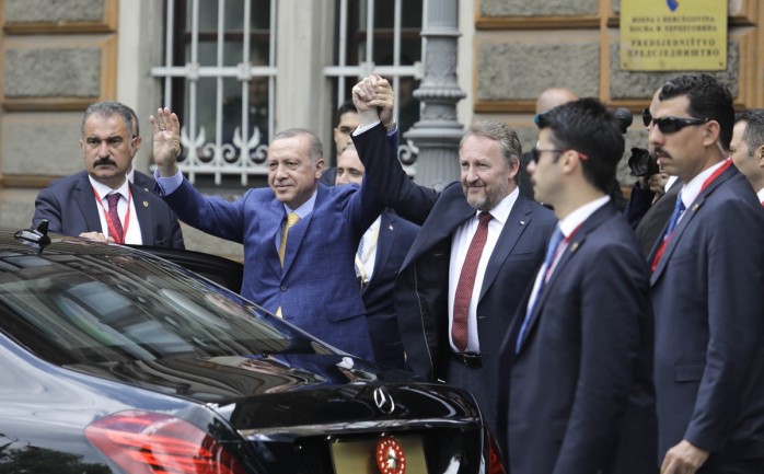الرئيس التركي رجب طيب أردوغان في البوسنة والهرسك