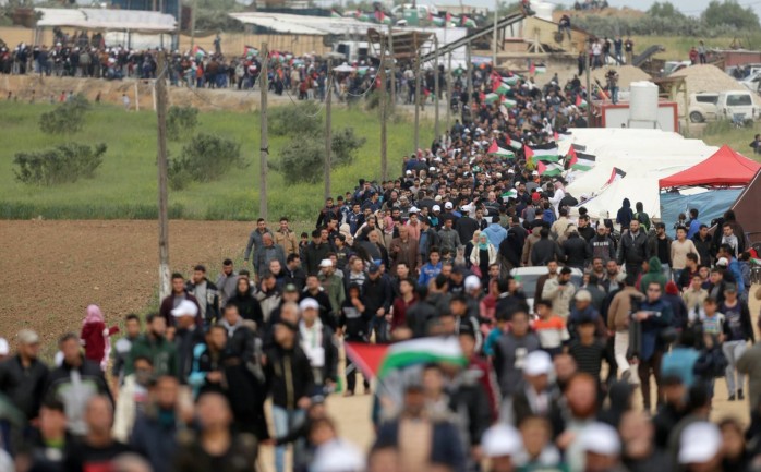 مخيمات العودة بغزة