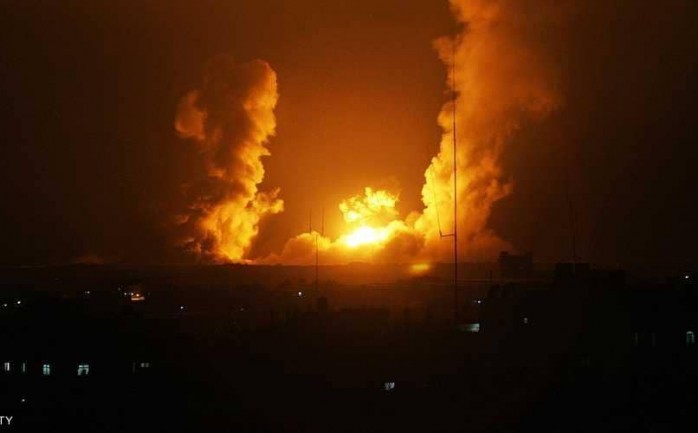 استهداف إسرائيلي على غزة (ارشيف)