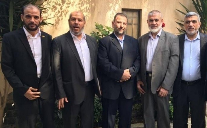 وفد حماس في زيارة سابقة