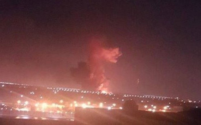 صورة متداولة للانفجار في محيط مطار القاهرة