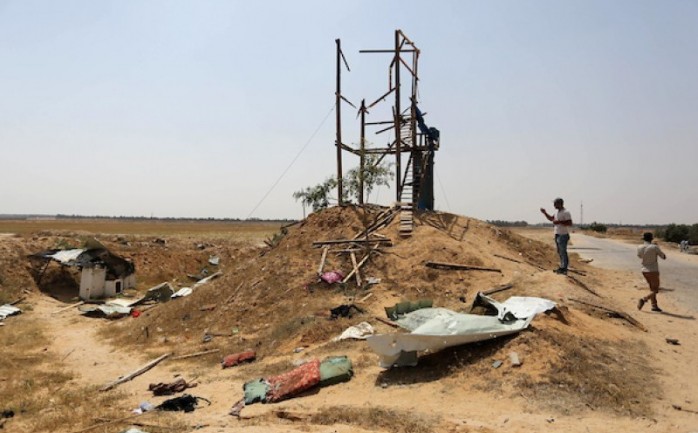 استهداف مرصد تابع للمقاومة شمال قطاع غزة (أرشيف)