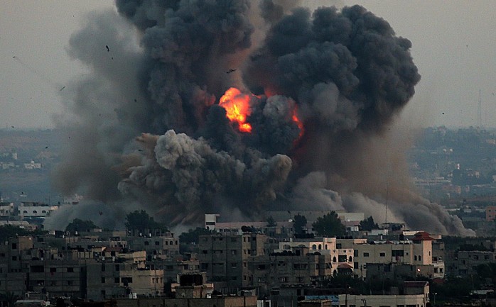 قصف إسرائيلي سابق على قطاع غزة_ أرشيفية