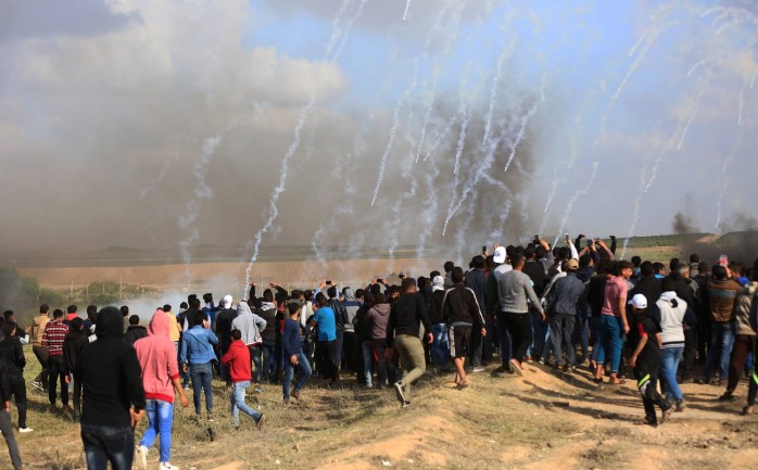 مواجهات على الحدود الشرقية لقطاع غزة