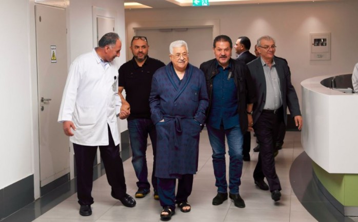 الرئيس الفلسطيني محمود عباس بالمستشفى الاستشاري - ارشيفية