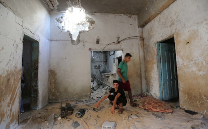 جانب من الاستهدافات الأخيرة على غزة