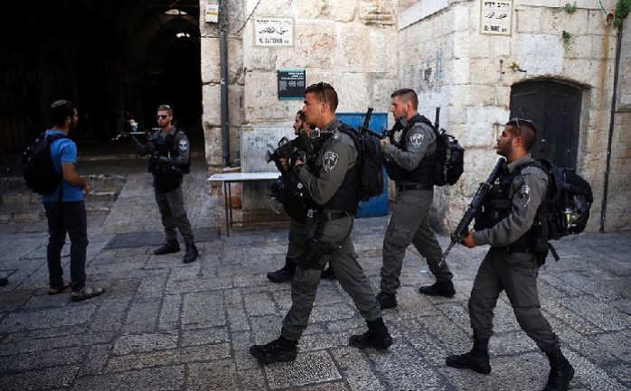 قوات الاحتلال في أحد أحياء القدس