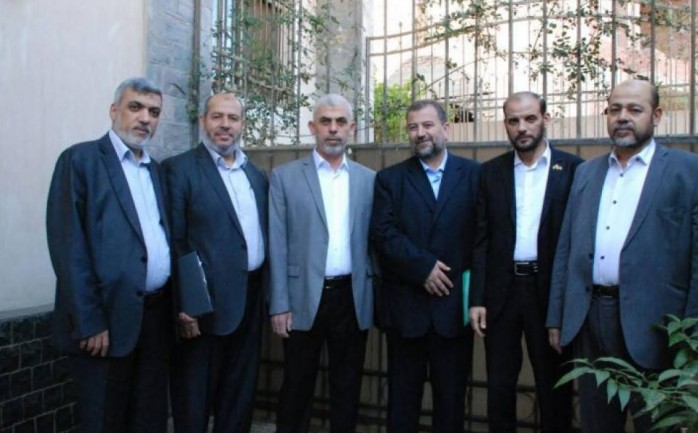 أعضاء من المكتب السياسي لحركة حماس في زيارة سابقة للقاهرة