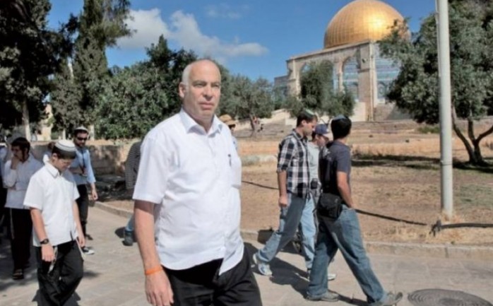 عضو كنيست إسرائيلي يقتحم باحات المسجد الأقصى المبارك
