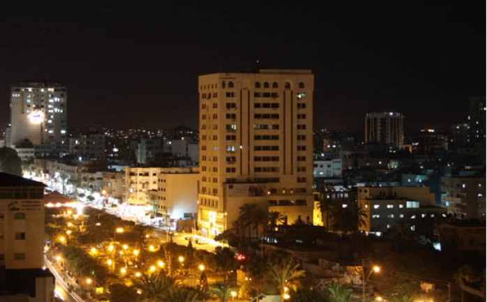 شارع رئيسي في مدينة غزة