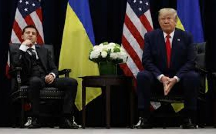 دونالد ترمب والرئيس الاوكراني