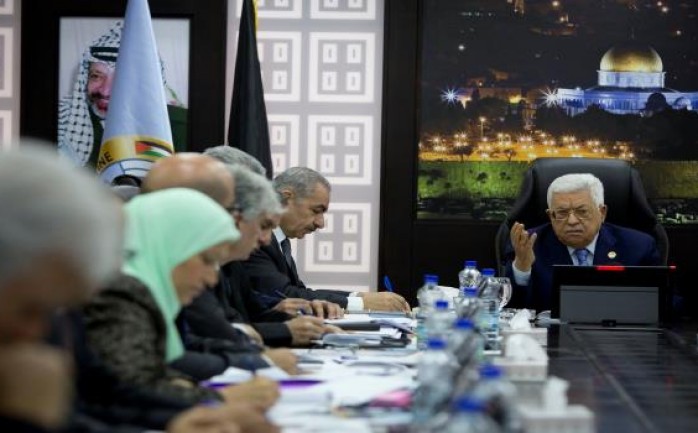 جلسة مسبقة للحكومة برئاسة الرئيس عباس