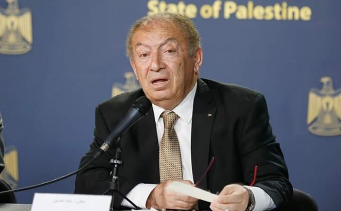 وزير الاقتصاد الفلسطيني خالد العسيلي