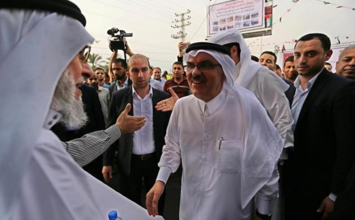 محمد العمادي رئيس اللجنة القطرية لإعادة إعمار غزة