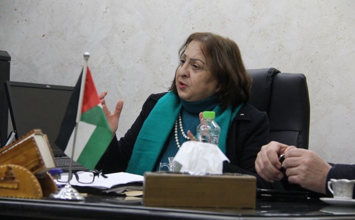 وزير الصحة الفلسطينية مي الكيلة