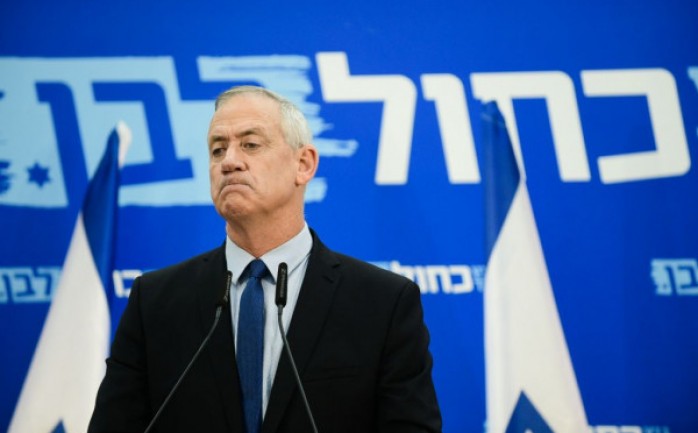 رئيس حزب "كاحون لفان الإسرائيلي" بيني غانتس